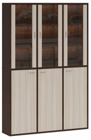 Шкаф-витрина Домино СУ(ш3в2)+3ФГ+3ФС в Камышлове - kamyshlov.mebel24.online | фото