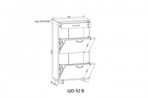 ШО-52 В тумба для обуви в Камышлове - kamyshlov.mebel24.online | фото 3
