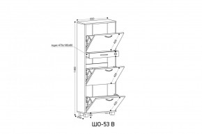 ШО-53 В тумба для обуви в Камышлове - kamyshlov.mebel24.online | фото 3