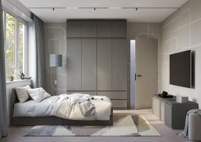 Спальня Симпл (графит) модульная в Камышлове - kamyshlov.mebel24.online | фото 52