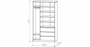 НИЦЦА Спальный гарнитур (модульный) в Камышлове - kamyshlov.mebel24.online | фото 7