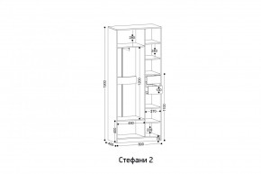СТЕФАНИ-2 Шкаф в Камышлове - kamyshlov.mebel24.online | фото 2