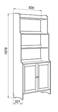 Стеллаж 20 Вествик, массив сосны, цвет белый в Камышлове - kamyshlov.mebel24.online | фото 2