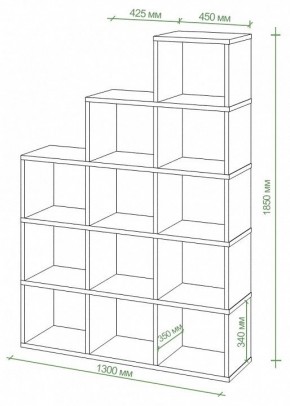 Стеллаж Бартоло СЛД 5 в Камышлове - kamyshlov.mebel24.online | фото 2