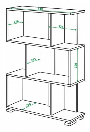 Стеллаж Домино нельсон СЛ-5-3 в Камышлове - kamyshlov.mebel24.online | фото 2