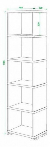Стеллаж Домино СБ-15/5 в Камышлове - kamyshlov.mebel24.online | фото 3
