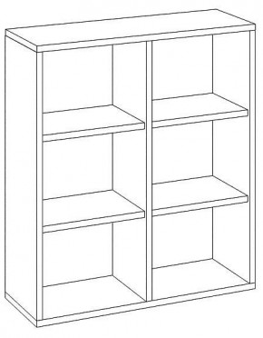 Стеллаж Домино СУ(ш2в1) в Камышлове - kamyshlov.mebel24.online | фото 3