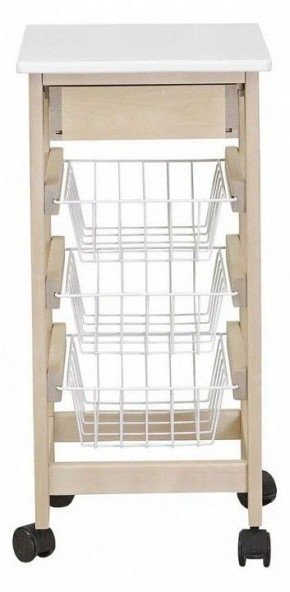 Стеллаж С ящиком и корзинами в Камышлове - kamyshlov.mebel24.online | фото 3