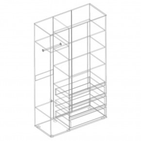 СТИЛ Шкаф 3-ств с 3 ящиками в Камышлове - kamyshlov.mebel24.online | фото 2