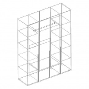 СТИЛ Шкаф 4-ств для одежды в Камышлове - kamyshlov.mebel24.online | фото 2