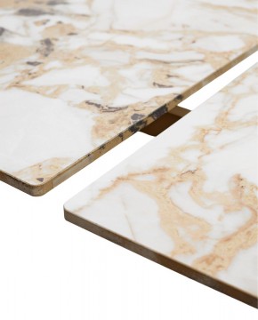 Стол ACERRA NEW 160 GLOSS GRAND JADE SOLID CERAMIC/ каркас цвета шампань, ®DISAUR в Камышлове - kamyshlov.mebel24.online | фото 8