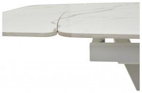 Стол ALATRI 120 GLOSS STATUARIO WHITE SOLID CERAMIC / WHITE, ®DISAUR в Камышлове - kamyshlov.mebel24.online | фото 3