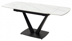 Стол ALATRI 120 MATT WHITE MARBLE SOLID CERAMIC / BLACK, ®DISAUR в Камышлове - kamyshlov.mebel24.online | фото 10