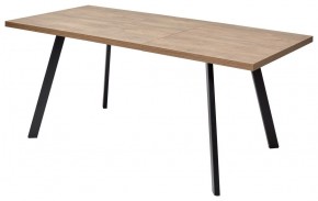 Стол BRICK M 140 Дуб Канзас/ Черный М-City в Камышлове - kamyshlov.mebel24.online | фото 1