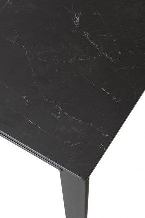 Стол CORNER 120 MATT BLACK MARBLE SOLID CERAMIC / BLACK, ®DISAUR в Камышлове - kamyshlov.mebel24.online | фото 5