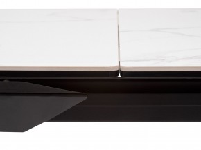 Стол CREMONA 140 MATTE STATUARIO Белый мрамор матовый, керамика/ черный каркас, ®DISAUR в Камышлове - kamyshlov.mebel24.online | фото 4