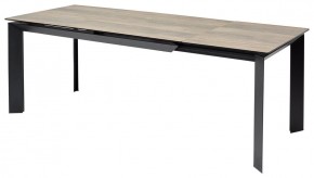 Стол CREMONA 180 KL-61 Под дерево, итальянская керамика / черный каркас, ®DISAUR в Камышлове - kamyshlov.mebel24.online | фото 1