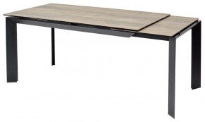 Стол CREMONA 180 KL-61 Под дерево, итальянская керамика / черный каркас, ®DISAUR в Камышлове - kamyshlov.mebel24.online | фото 7