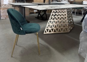 Стол ENNA 220 KL-188 Контрастный мрамор матовый, итальянская керамика/ каркас цвета шампань, ®DISAUR в Камышлове - kamyshlov.mebel24.online | фото 7