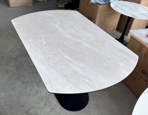 Стол KAI 140 TL-109 поворотная система раскладки, испанская керамика / Темно-серый / Черный, ®DISAUR в Камышлове - kamyshlov.mebel24.online | фото 7