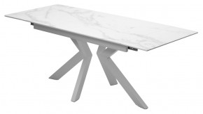 Стол Кентукки 3 140 БЕЛЫЙ МРАМОР, стекло / БЕЛЫЙ, М-City в Камышлове - kamyshlov.mebel24.online | фото 10