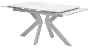 Стол Кентукки 3 140 БЕЛЫЙ МРАМОР, стекло / БЕЛЫЙ, М-City в Камышлове - kamyshlov.mebel24.online | фото 8