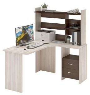 Стол компьютерный Домино Lite СКЛ-Угл130+НКЛ-120 в Камышлове - kamyshlov.mebel24.online | фото 2