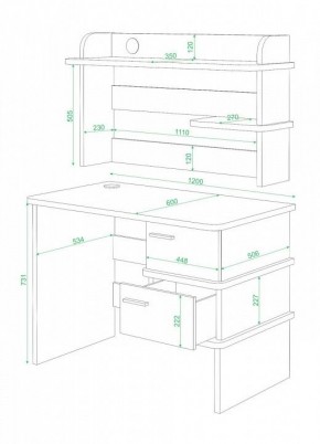 Стол компьютерный Домино СД-15 в Камышлове - kamyshlov.mebel24.online | фото 2