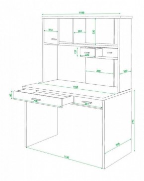Стол компьютерный Домино СК-60 в Камышлове - kamyshlov.mebel24.online | фото 2