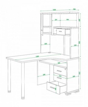 Стол компьютерный Домино СР-130 в Камышлове - kamyshlov.mebel24.online | фото 5