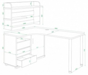 Стол компьютерный Домино СР-145М в Камышлове - kamyshlov.mebel24.online | фото 2