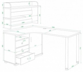 Стол компьютерный Домино СР-165М в Камышлове - kamyshlov.mebel24.online | фото 5