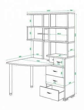 Стол компьютерный Домино СР-320 в Камышлове - kamyshlov.mebel24.online | фото 5