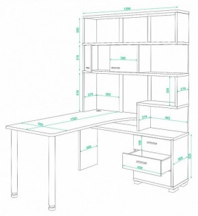 Стол компьютерный Домино СР-420/130 в Камышлове - kamyshlov.mebel24.online | фото 2