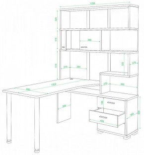 Стол компьютерный Домино СР-420/150 в Камышлове - kamyshlov.mebel24.online | фото 2