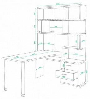 Стол компьютерный Домино СР-420/150 в Камышлове - kamyshlov.mebel24.online | фото 2