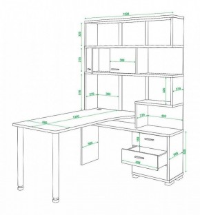 Стол компьютерный Домино СР-420130 в Камышлове - kamyshlov.mebel24.online | фото 4