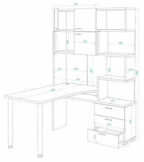 Стол компьютерный Домино СР-500М/140 в Камышлове - kamyshlov.mebel24.online | фото 2