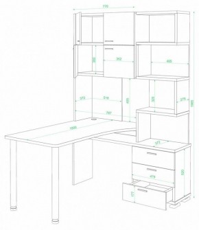 Стол компьютерный Домино СР-500М/190 в Камышлове - kamyshlov.mebel24.online | фото 2