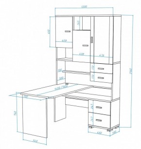 Стол компьютерный Домино СР-620/140 в Камышлове - kamyshlov.mebel24.online | фото 3