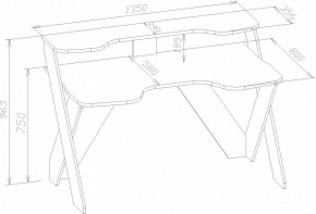 Стол компьютерный КСТ-118 в Камышлове - kamyshlov.mebel24.online | фото 3