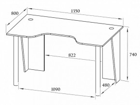 Стол компьютерный КСТ-18 в Камышлове - kamyshlov.mebel24.online | фото