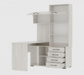Стол компьютерный "ПКС-11" ЛЕВЫЙ (дуб крафт белый) в Камышлове - kamyshlov.mebel24.online | фото 2