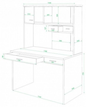 Стол компьютерный СК-60 в Камышлове - kamyshlov.mebel24.online | фото 2