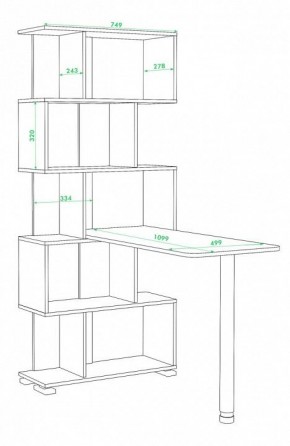 Стол компьютерный СЛ-5СТ в Камышлове - kamyshlov.mebel24.online | фото 2