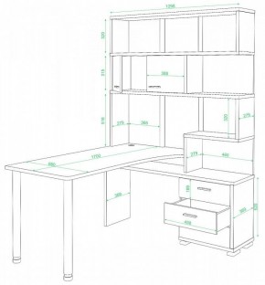 Стол компьютерный СР-420/170 в Камышлове - kamyshlov.mebel24.online | фото 2