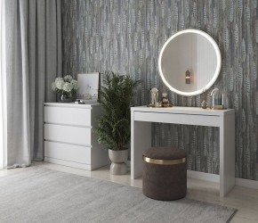 Стол косметический Энкель 100 белый в Камышлове - kamyshlov.mebel24.online | фото 4