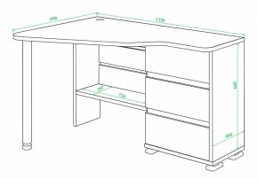 Стол письменный Домино СР-322С в Камышлове - kamyshlov.mebel24.online | фото 2