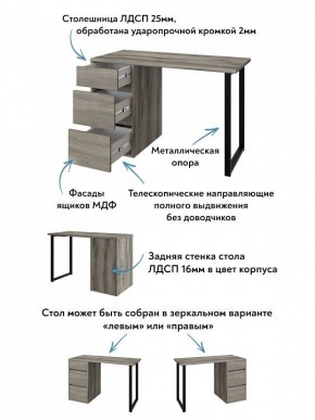 Стол письменный Эконом стандарт С-401 в Камышлове - kamyshlov.mebel24.online | фото 6