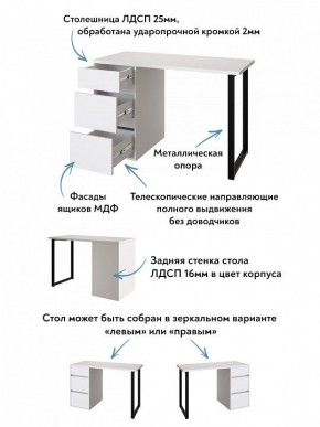 Стол письменный Эконом стандарт С-401 в Камышлове - kamyshlov.mebel24.online | фото 6